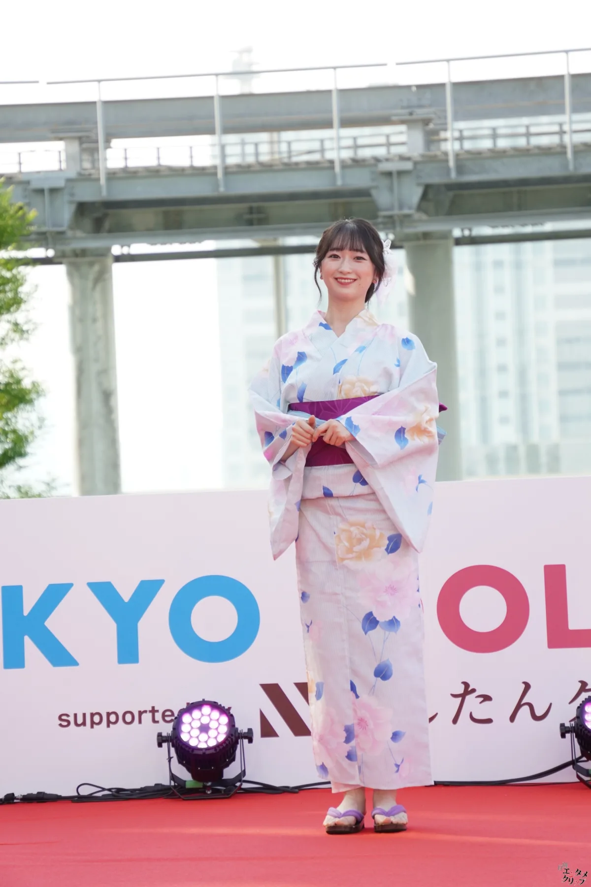 TIFに浴衣の天使降臨！！ 愛生・桜本珠希・真野琴々菜・小桜くるみ・宮田あやの 新設ランウェイを華やかに彩る