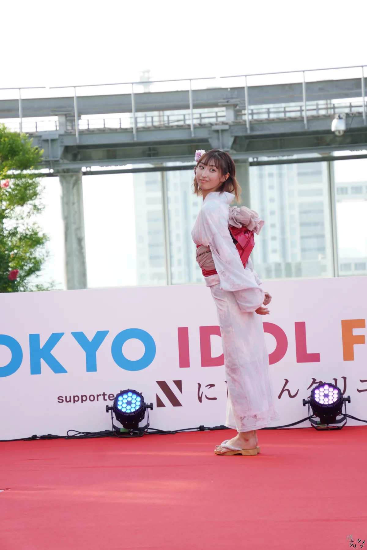 TIFに浴衣の天使降臨！！ 愛生・桜本珠希・真野琴々菜・小桜くるみ・宮田あやの 新設ランウェイを華やかに彩る