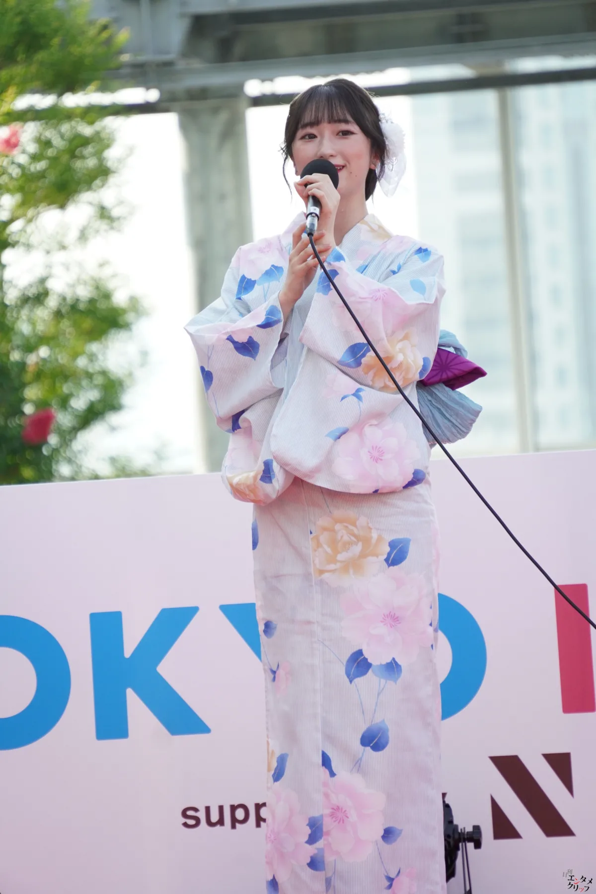TIFに浴衣の天使降臨！！ 愛生・桜本珠希・真野琴々菜・小桜くるみ・宮田あやの 新設ランウェイを華やかに彩る