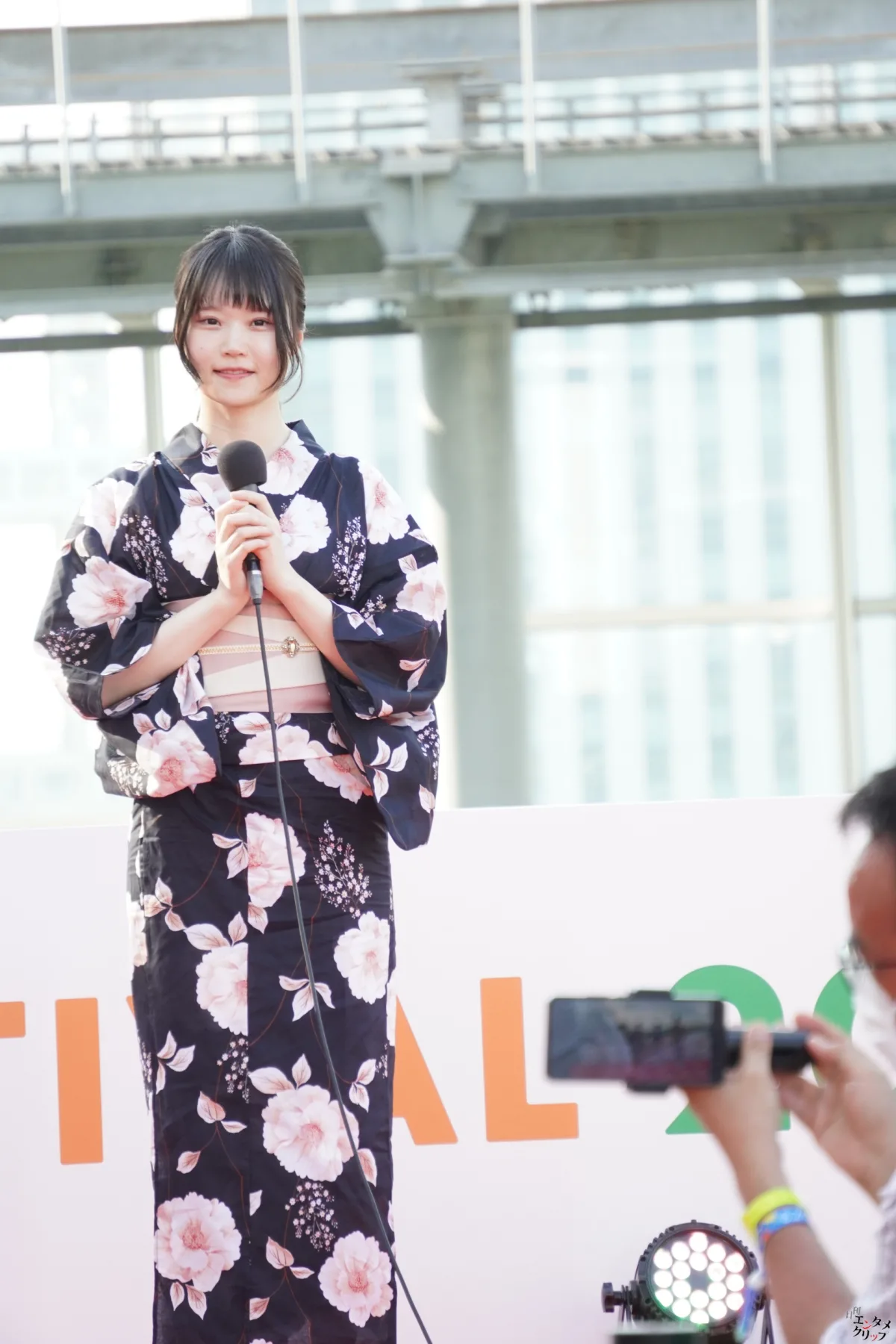 TIFに浴衣の天使降臨！！ 愛生・桜本珠希・真野琴々菜・小桜くるみ・宮田あやの 新設ランウェイを華やかに彩る