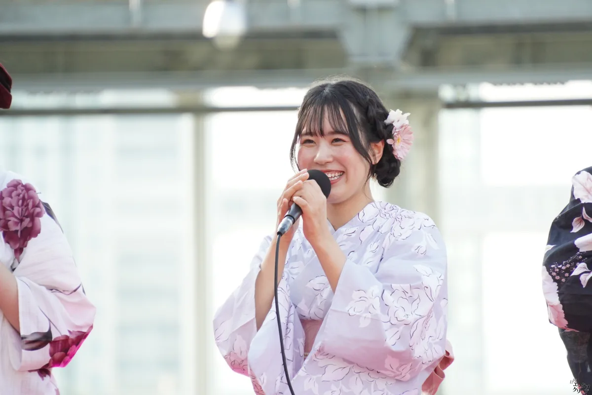 TIFに浴衣の天使降臨！！ 愛生・桜本珠希・真野琴々菜・小桜くるみ・宮田あやの 新設ランウェイを華やかに彩る