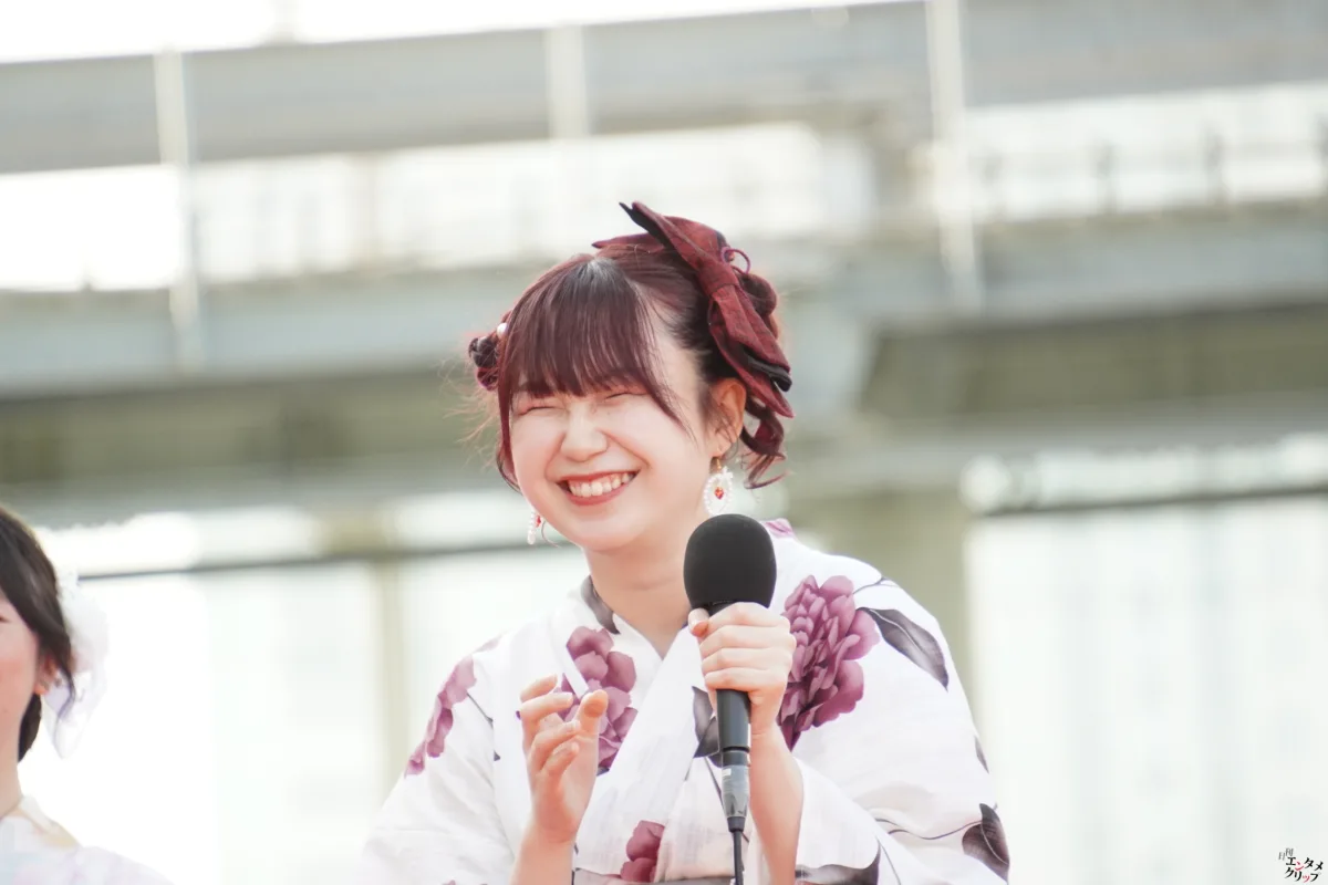 TIFに浴衣の天使降臨！！ 愛生・桜本珠希・真野琴々菜・小桜くるみ・宮田あやの 新設ランウェイを華やかに彩る