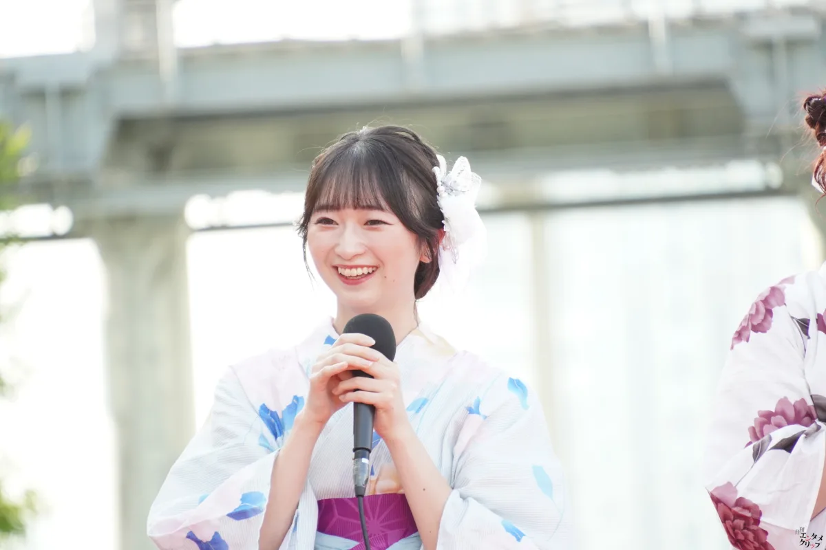 TIFに浴衣の天使降臨！！ 愛生・桜本珠希・真野琴々菜・小桜くるみ・宮田あやの 新設ランウェイを華やかに彩る