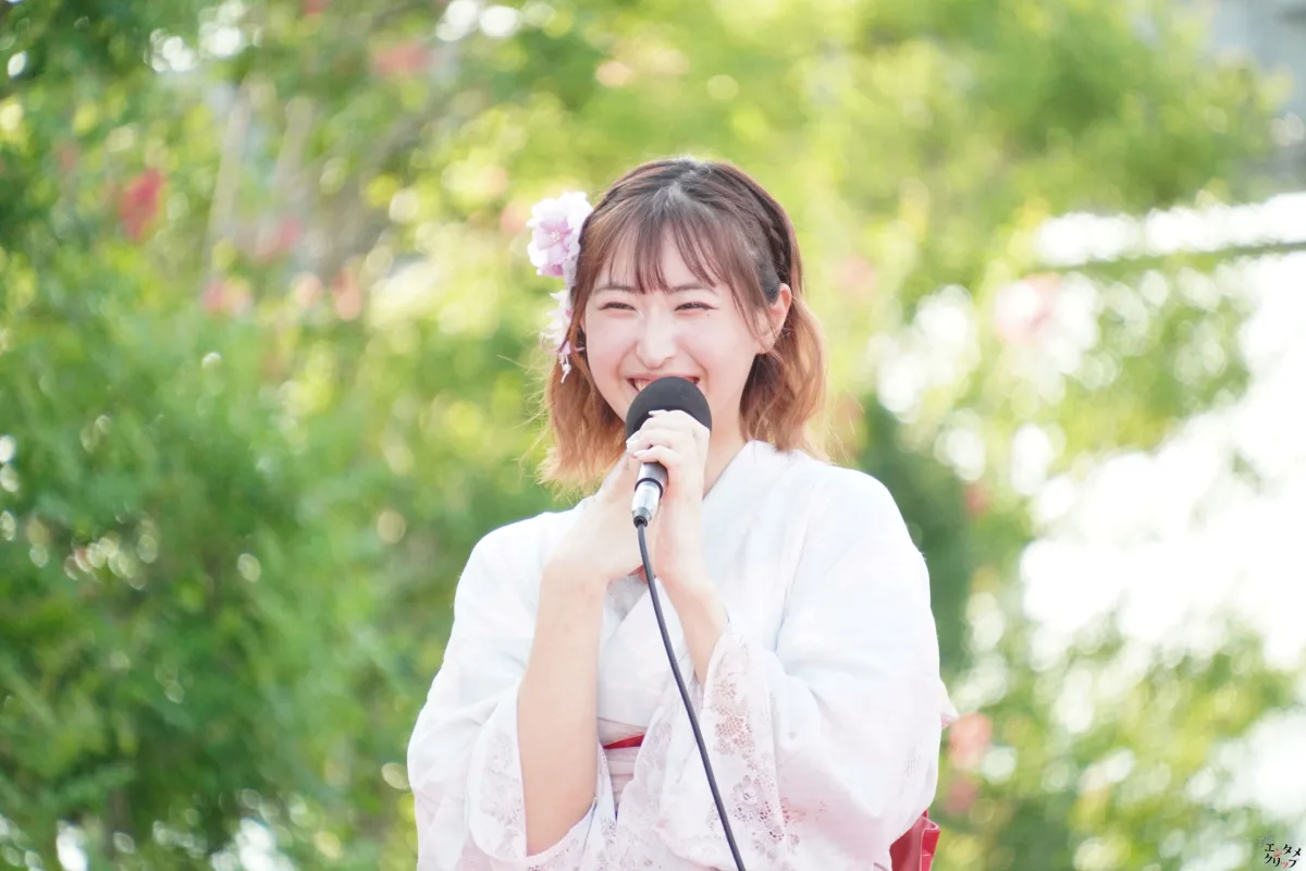 TIFに浴衣の天使降臨！！ 愛生・桜本珠希・真野琴々菜・小桜くるみ・宮田あやの 新設ランウェイを華やかに彩る