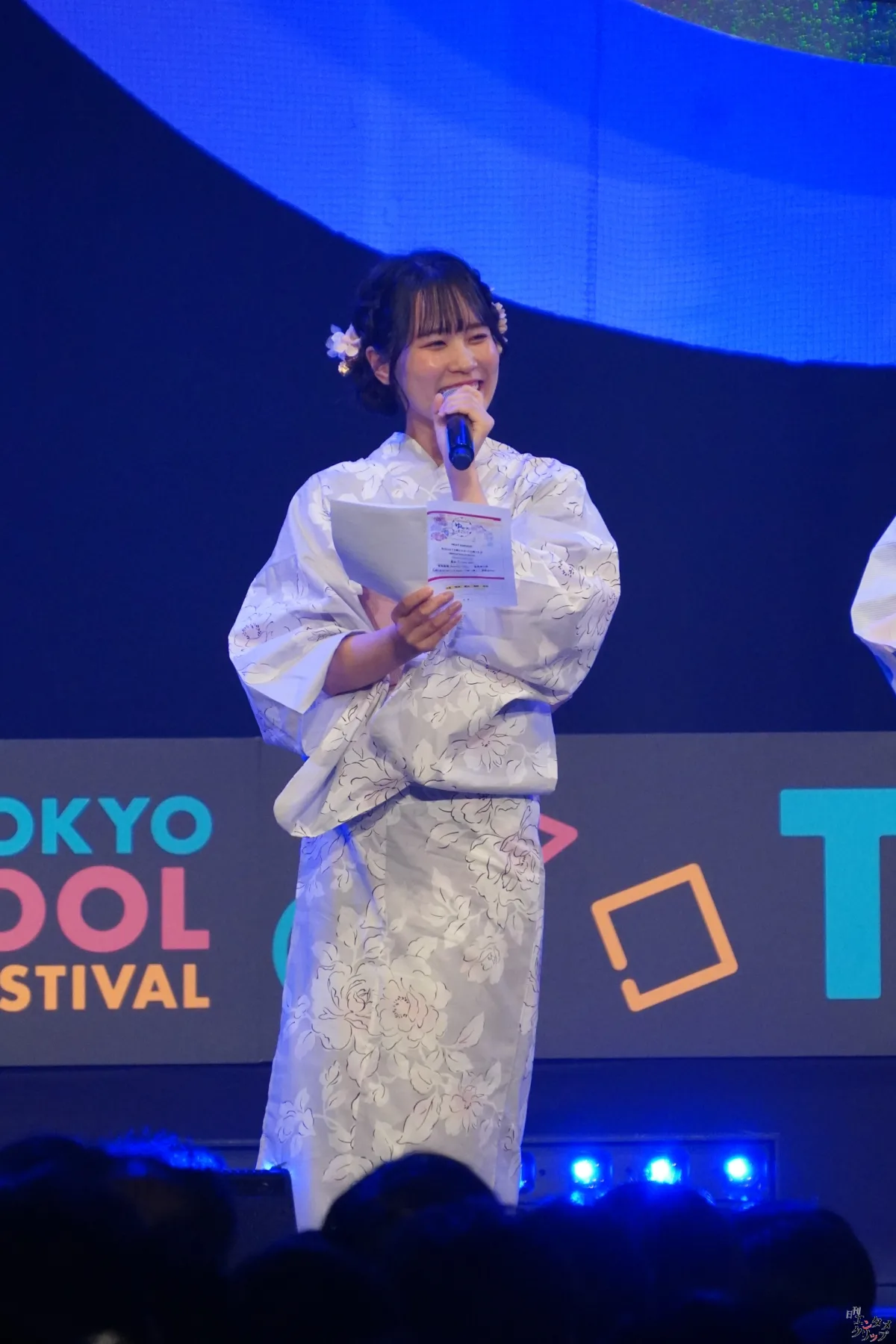 TIFに浴衣の天使降臨！！ 愛生・桜本珠希・真野琴々菜・小桜くるみ・宮田あやの 新設ランウェイを華やかに彩る
