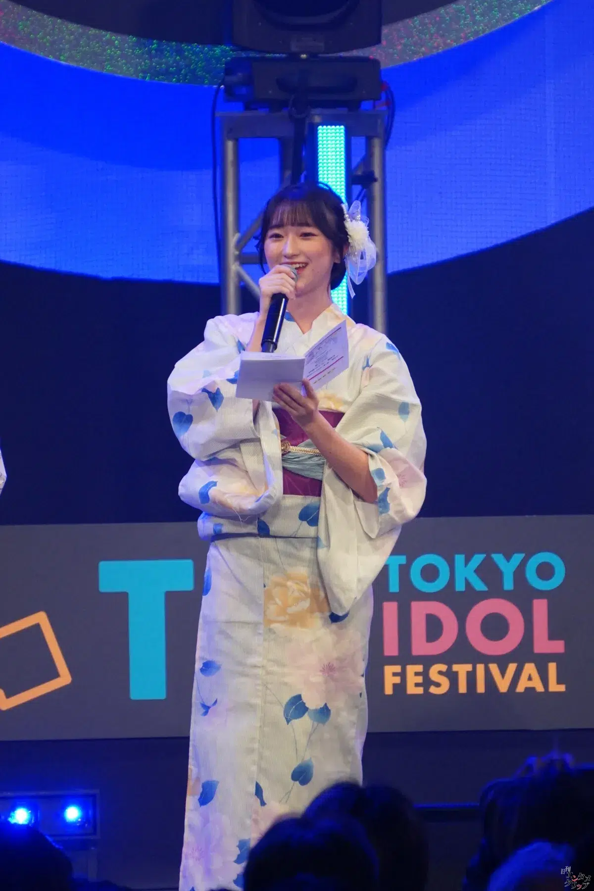 TIFに浴衣の天使降臨！！ 愛生・桜本珠希・真野琴々菜・小桜くるみ・宮田あやの 新設ランウェイを華やかに彩る