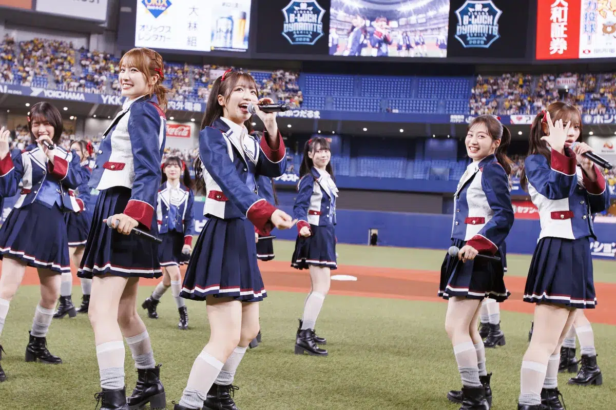 NMB48 京セラドームにて開催された阪神✖️ヤクルト戦で恋を野球になぞらえたパーティーチューン「チューストライク」を披露！