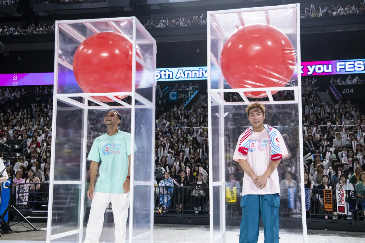 LDHのデジタルコミュニケーションサービス【CL】5周年を記念しての有観客イベント『CL 5th Anniversary 〜Thank you FESTIVAL〜』開催！ LDH所属メンバー約70名のほか、特別ゲストとして吉本興業からFUJIWARA、レインボーらが参加！
