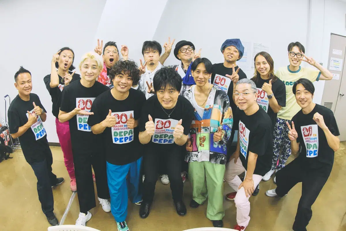 DEPAPEPE メジャーデビュー20周年 バンザイ!カンパイ!!⼤感謝祭!!! 東京・日比谷野外大音楽堂でのライブ、無事完了！