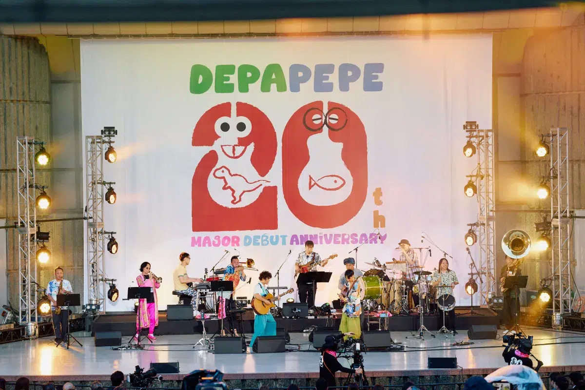 DEPAPEPE メジャーデビュー20周年 バンザイ!カンパイ!!⼤感謝祭!!! 東京・日比谷野外大音楽堂でのライブ、無事完了！