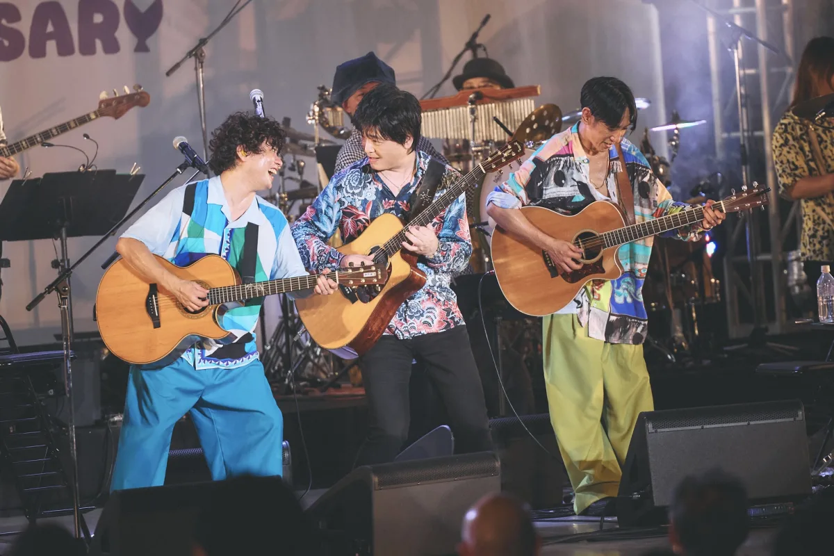 DEPAPEPE メジャーデビュー20周年 バンザイ!カンパイ!!⼤感謝祭!!! 東京・日比谷野外大音楽堂でのライブ、無事完了！