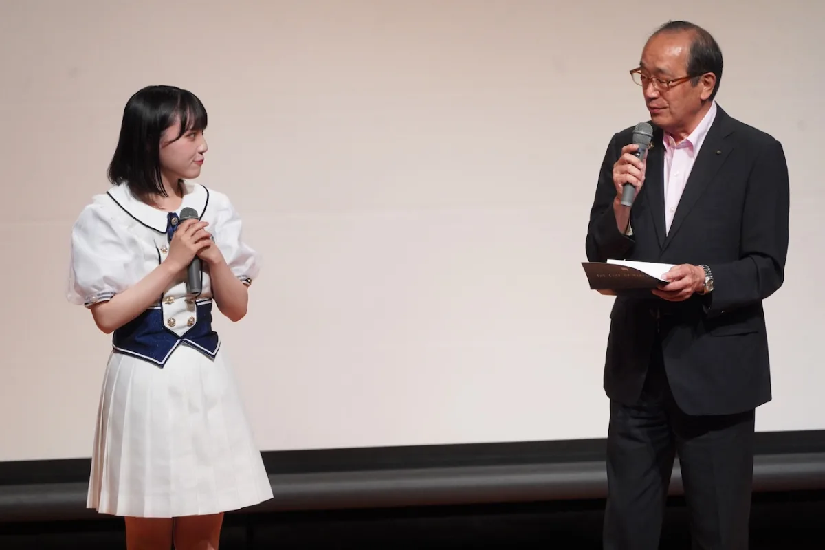 STU48清水紗良 舞台挨拶に登壇戦後80周年の広島を舞台に主演映画『広島物語』平和のメッセージを発信