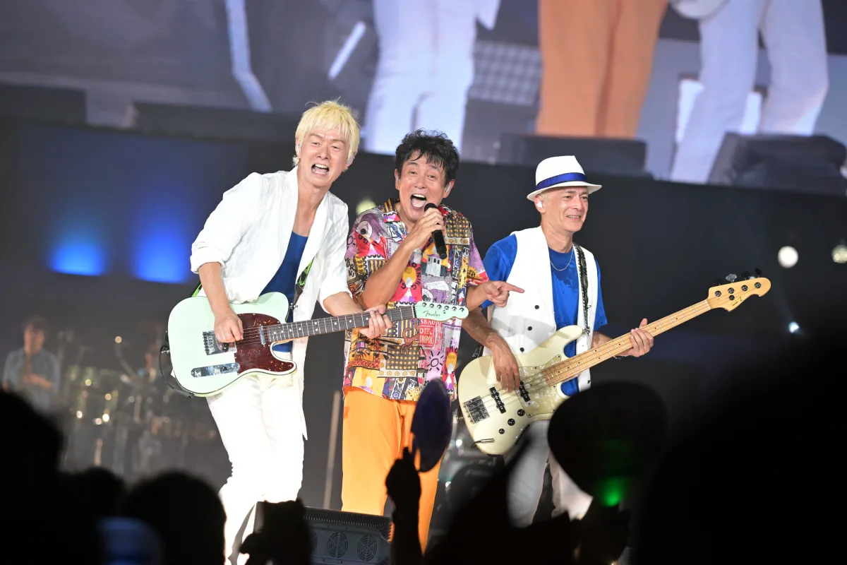 TUBE、真骨頂の野外ライブ、デビュー40周年の横浜スタジアム開催！吹き出す炎や大噴水、打ち上げ花火など、スケール感溢れる圧巻のステージを展開シークレットゲストとして聖飢魔Ⅱ、広瀬香美ほか豪華ゲストが登場