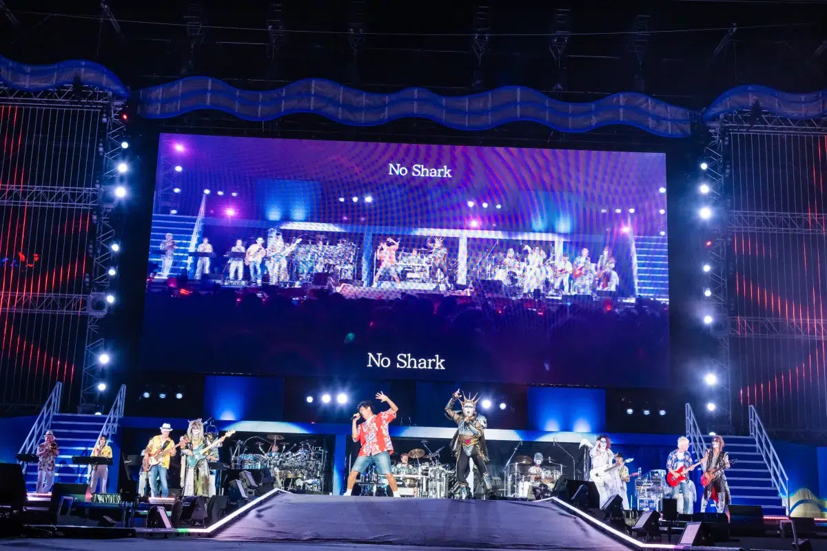 TUBE、真骨頂の野外ライブ、デビュー40周年の横浜スタジアム開催！吹き出す炎や大噴水、打ち上げ花火など、スケール感溢れる圧巻のステージを展開シークレットゲストとして聖飢魔Ⅱ、広瀬香美ほか豪華ゲストが登場