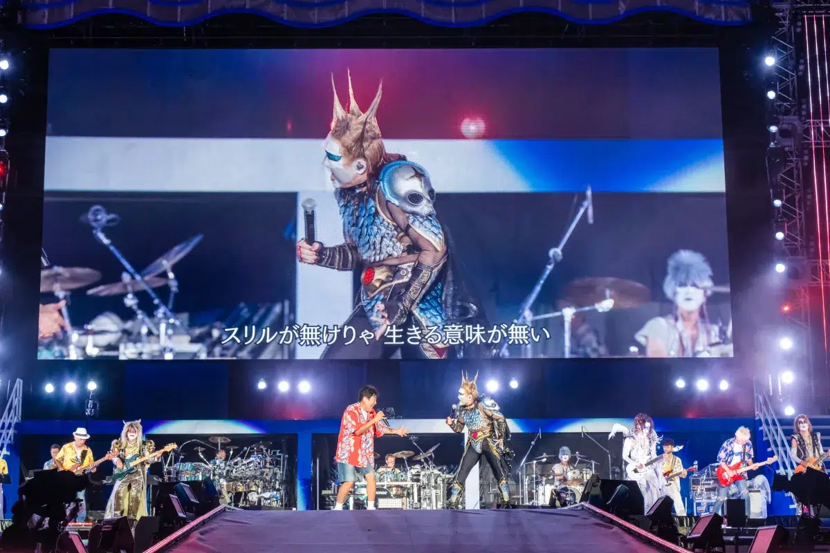 TUBE、真骨頂の野外ライブ、デビュー40周年の横浜スタジアム開催！吹き出す炎や大噴水、打ち上げ花火など、スケール感溢れる圧巻のステージを展開シークレットゲストとして聖飢魔Ⅱ、広瀬香美ほか豪華ゲストが登場