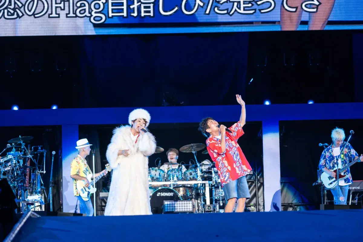 TUBE、真骨頂の野外ライブ、デビュー40周年の横浜スタジアム開催！吹き出す炎や大噴水、打ち上げ花火など、スケール感溢れる圧巻のステージを展開シークレットゲストとして聖飢魔Ⅱ、広瀬香美ほか豪華ゲストが登場