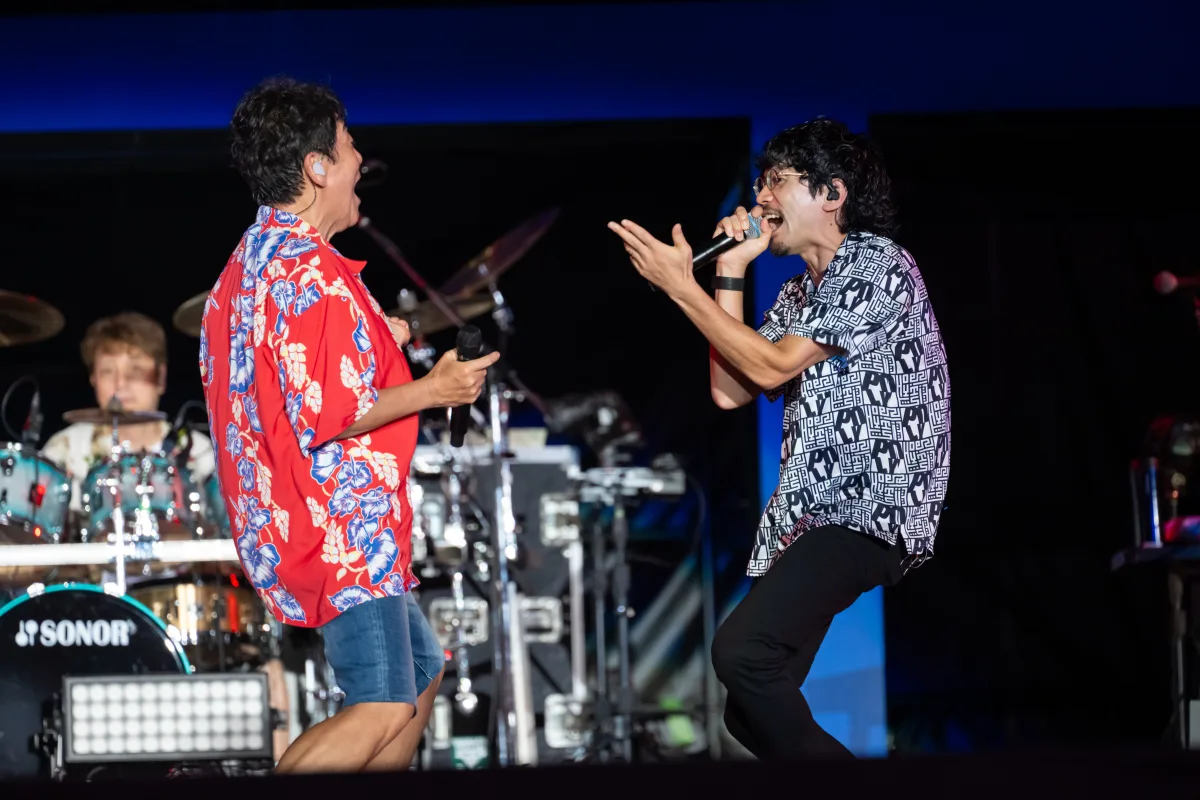 TUBE、真骨頂の野外ライブ、デビュー40周年の横浜スタジアム開催！吹き出す炎や大噴水、打ち上げ花火など、スケール感溢れる圧巻のステージを展開シークレットゲストとして聖飢魔Ⅱ、広瀬香美ほか豪華ゲストが登場