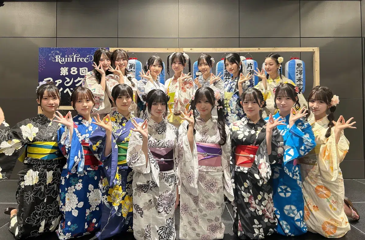 Rain Tree 浴衣で3rdデジタルシングルリリース発表「フリーライブの目標を達成したタイミングなので、期待以上のRain Treeを見せたい」