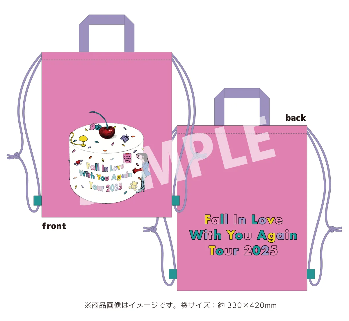 西野カナ 11月19日(水)発売「Kana Nishino Fall In Love With You Again Tour 2025」通常盤初回仕様のジャケット写真を公開！店舗特典のデザインも公開！特設サイトもOPEN！