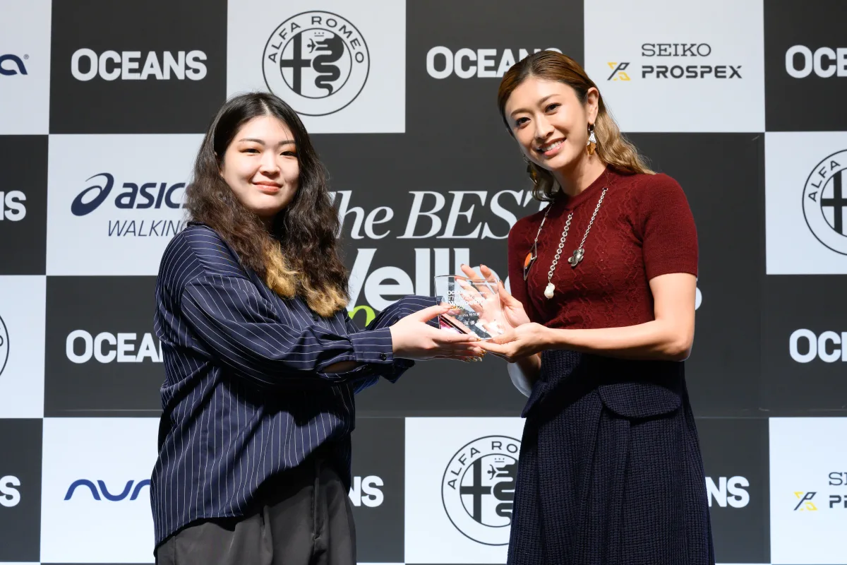 山田優、山崎静代、福岡堅樹、岡田祥吾が登壇!「OCEANS The BEST Wellbeings 2025」受賞者セレモニーで語ったWell-beingな瞬間 3 山田優、山崎静代、福岡堅樹、岡田祥吾が登壇!「OCEANS The BEST Wellbeings 2025」受賞者セレモニーで語ったWell-beingな瞬間