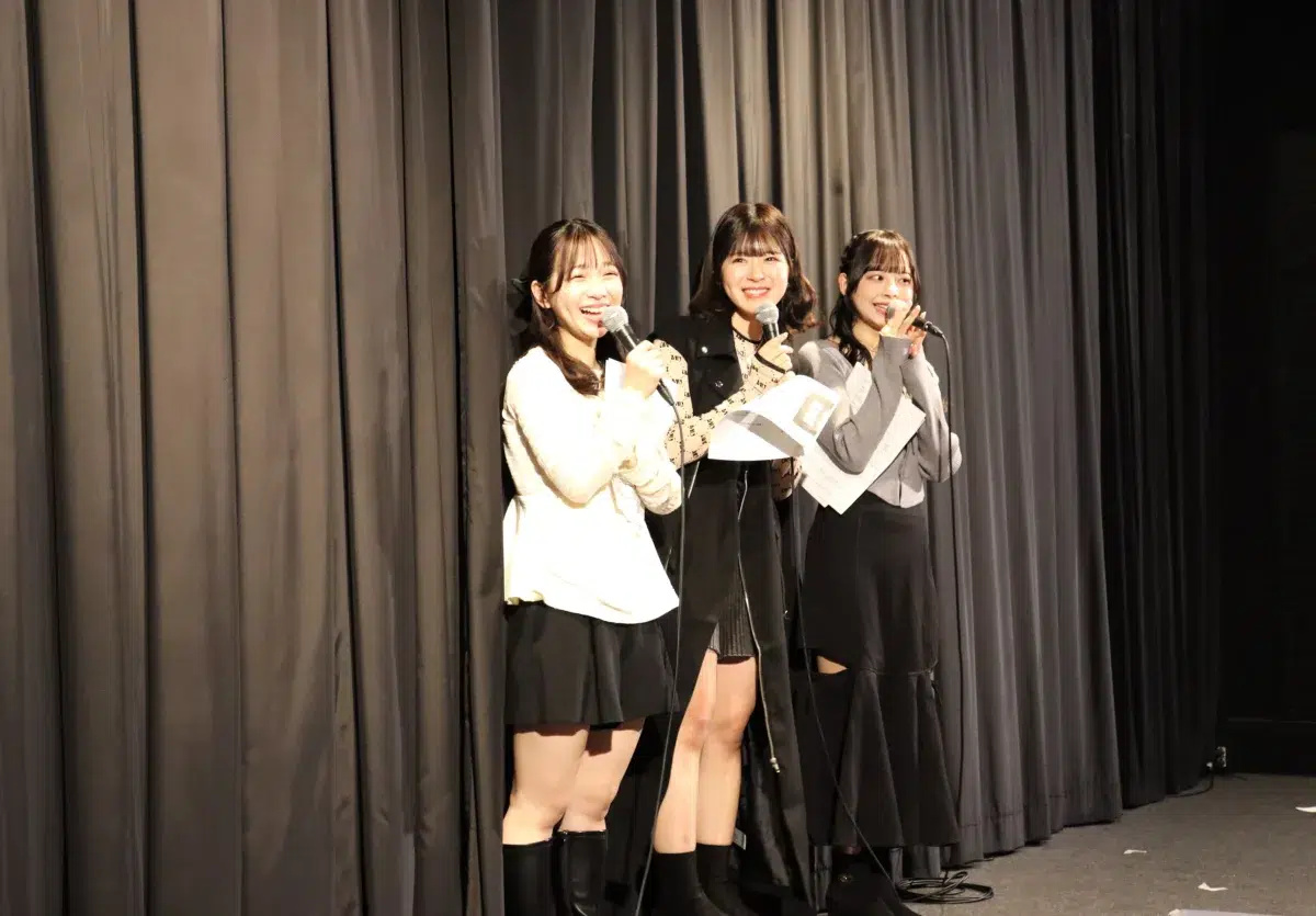 アイドルグループ・テラテラ、初の怪談ショー開催！ 韓国ホラー『層間騒音』公開記念イベントで恐怖体験語る