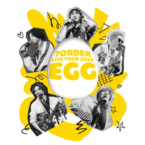 7ORDER、グループ初のライブ音源を配信リリース 『7ORDER LIVE TOUR 2025 EGG 〜笑顔で頑張る５人〜』日本武道館公演より、全12曲を厳選収録