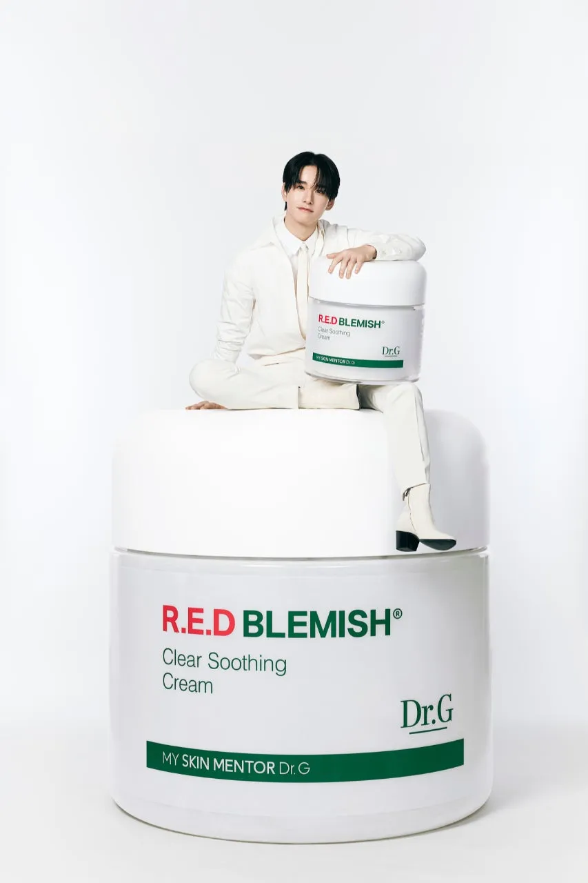 JO1佐藤景瑚が日本アンバサダー初就任!Dr.Gの累計3,000万個突破「レッドブレミッシュ」でうるツヤ肌へ 4 JO1佐藤景瑚さんがDr.Gの製品とともに