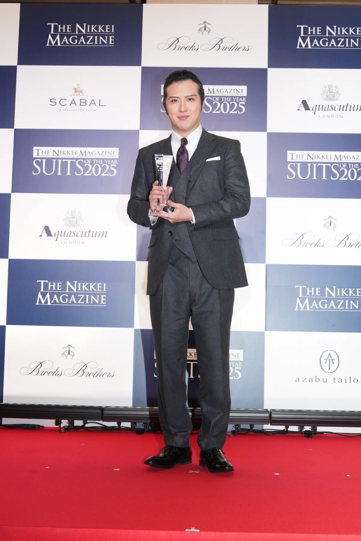 「SUITS OF THE YEAR 2025」授賞式開催! 尾上松也、池江璃花子ら4名が受賞。「サステナブル」をテーマに未来への挑戦を語る 7 「SUITS OF THE YEAR 2025」授賞式開催! 尾上松也、池江璃花子ら4名が受賞。「サステナブル」をテーマに未来への挑戦を語る