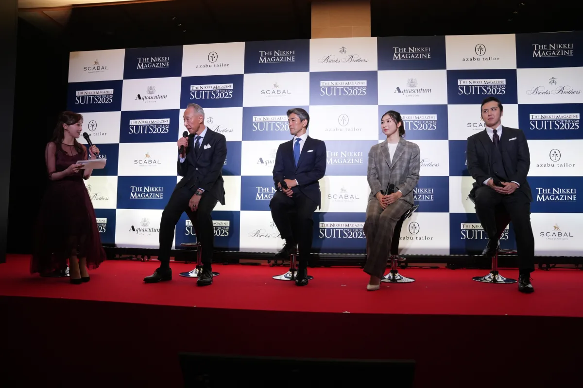 「SUITS OF THE YEAR 2025」授賞式開催! 尾上松也、池江璃花子ら4名が受賞。「サステナブル」をテーマに未来への挑戦を語る 12 「SUITS OF THE YEAR 2025」授賞式開催! 尾上松也、池江璃花子ら4名が受賞。「サステナブル」をテーマに未来への挑戦を語る