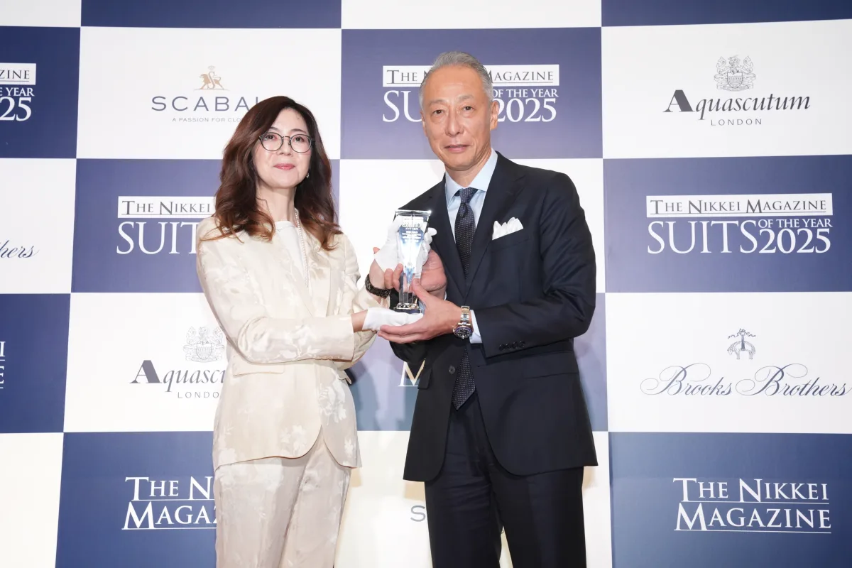 「SUITS OF THE YEAR 2025」授賞式開催! 尾上松也、池江璃花子ら4名が受賞。「サステナブル」をテーマに未来への挑戦を語る 8 「SUITS OF THE YEAR 2025」授賞式開催! 尾上松也、池江璃花子ら4名が受賞。「サステナブル」をテーマに未来への挑戦を語る