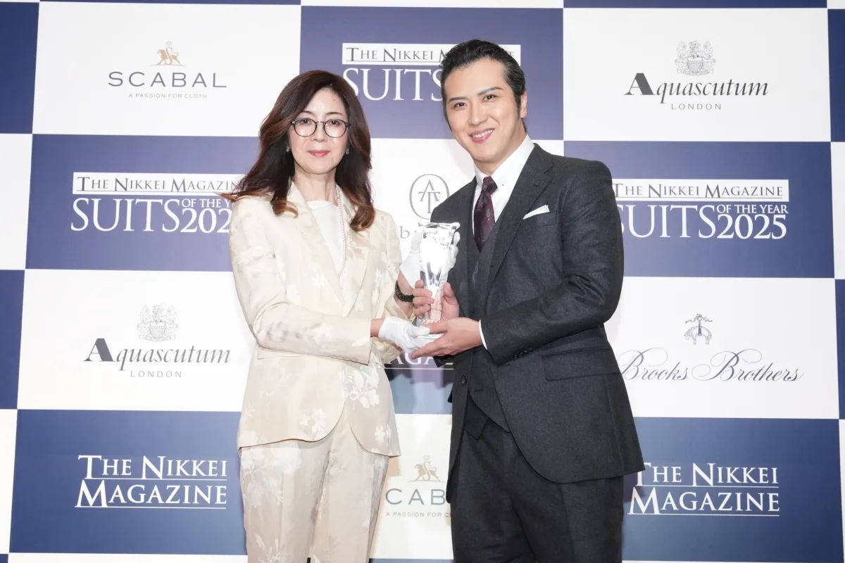 「SUITS OF THE YEAR 2025」授賞式開催! 尾上松也、池江璃花子ら4名が受賞。「サステナブル」をテーマに未来への挑戦を語る 6 「SUITS OF THE YEAR 2025」授賞式開催! 尾上松也、池江璃花子ら4名が受賞。「サステナブル」をテーマに未来への挑戦を語る