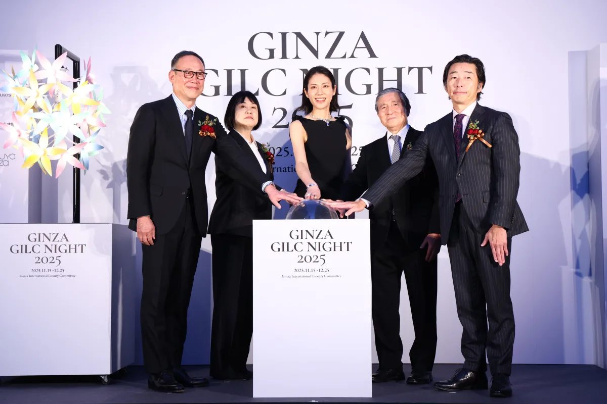松下奈緒、総額3.5億円超のジュエリーで銀座に登場。「GINZA GILC NIGHT 2025」点灯式で華を添える