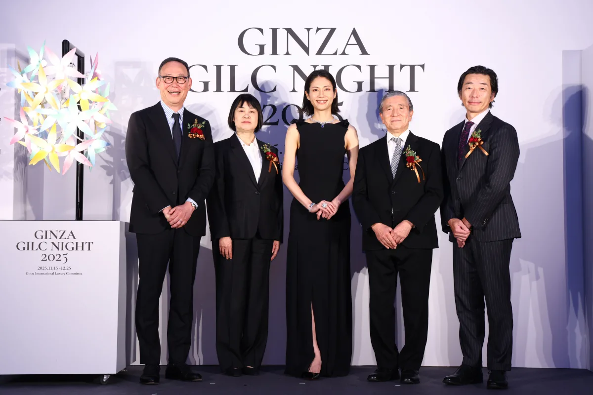 松下奈緒、総額3.5億円超のジュエリーで銀座に登場。「GINZA GILC NIGHT 2025」点灯式で華を添える