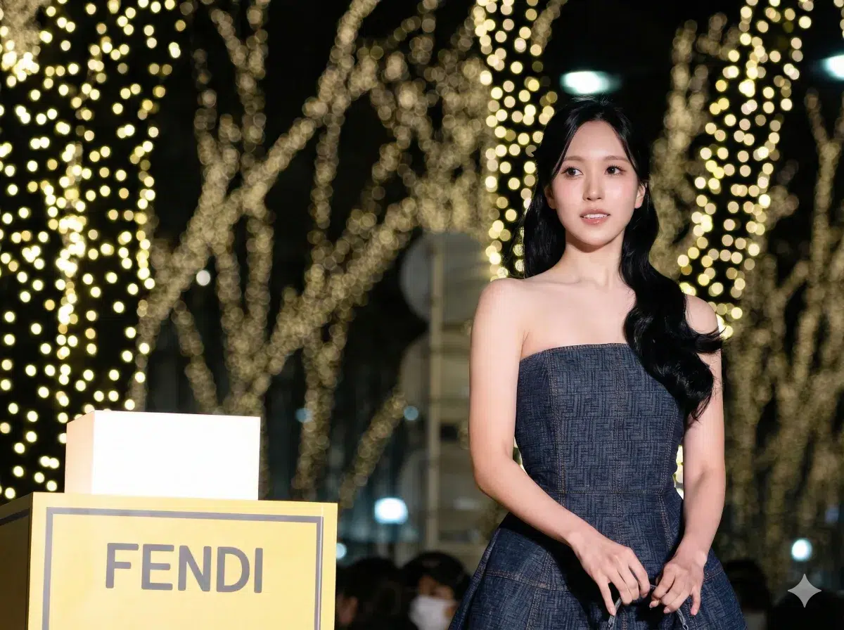 TWICE・MINAが表参道フェンディイルミネーション点灯式に登場！「今年の漢字」や来年の抱負を語る