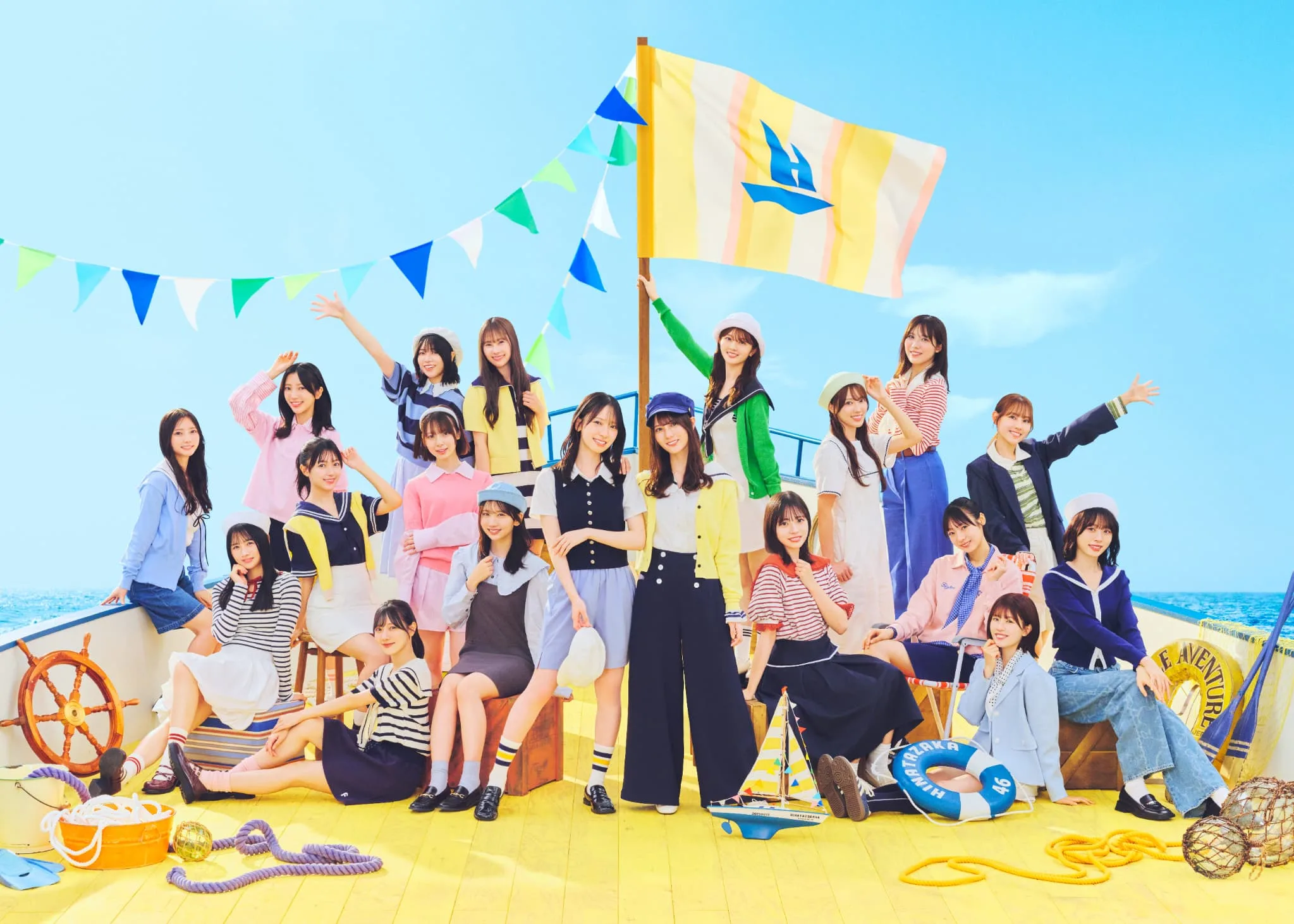 日向坂46、16thシングル「クリフハンガー」フォーメーション解禁