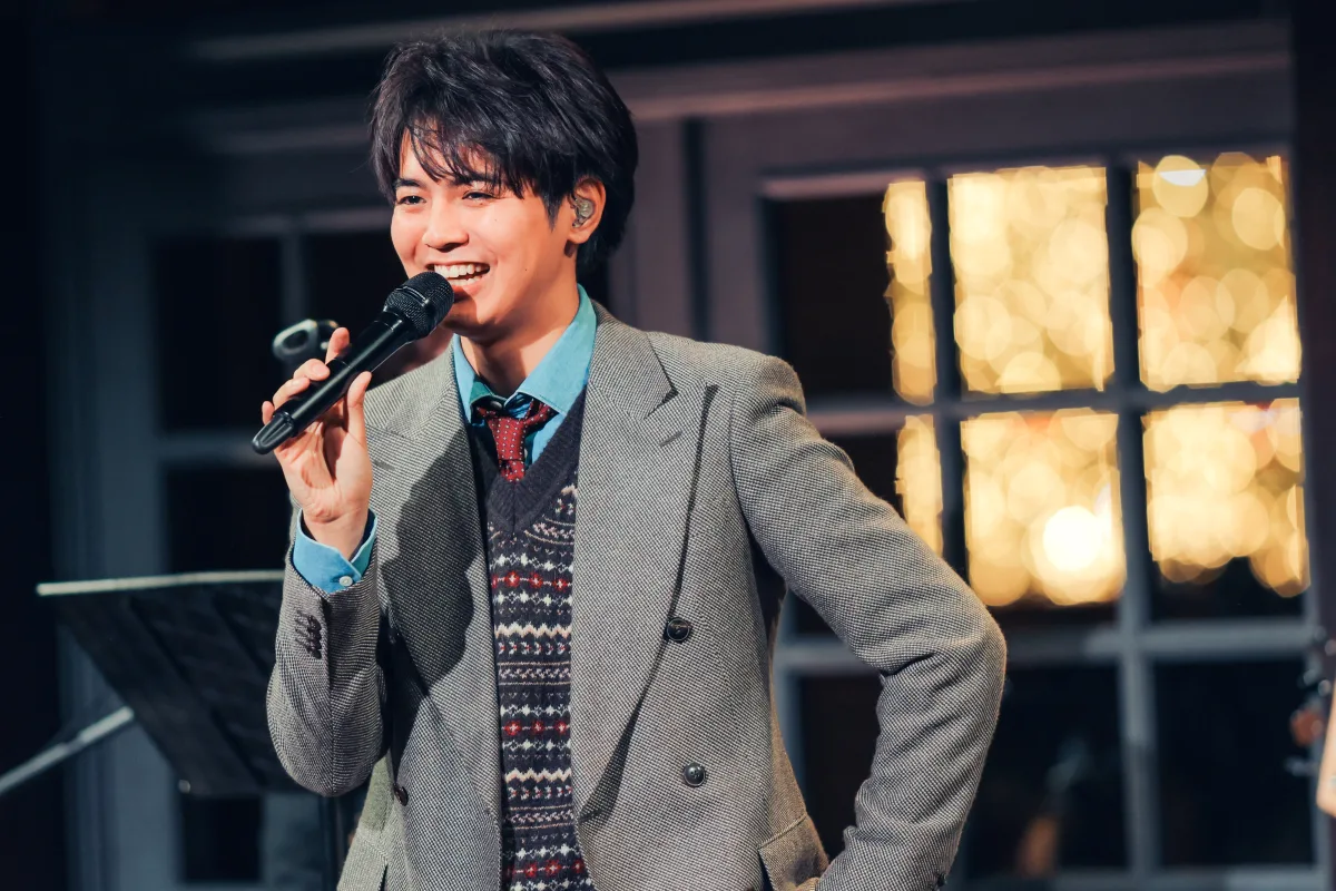 【片寄涼太】BLUE NOTE PLACEで一夜限りの贅沢なクリスマスライブを開催！1stソロアルバム『Bouquet』の世界観を生バンドでお届け！