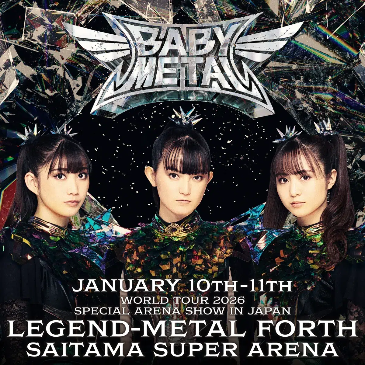 BABYMETAL結成15周年記念POP-UPストアが渋谷で開催決定！「15 LEGEND SONGS」FINAL ROUND投票もストア内にて実施