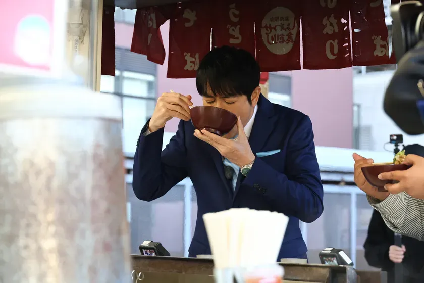 ラーメンを味わう