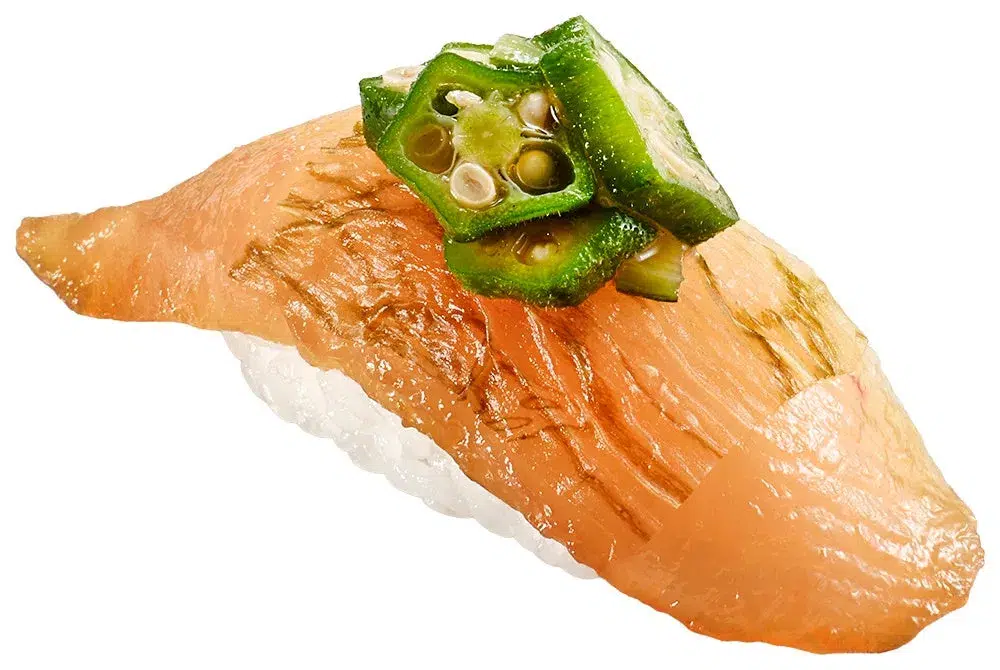 きまぐれクック監修 煮切り醤油漬けびん長オクラのせ