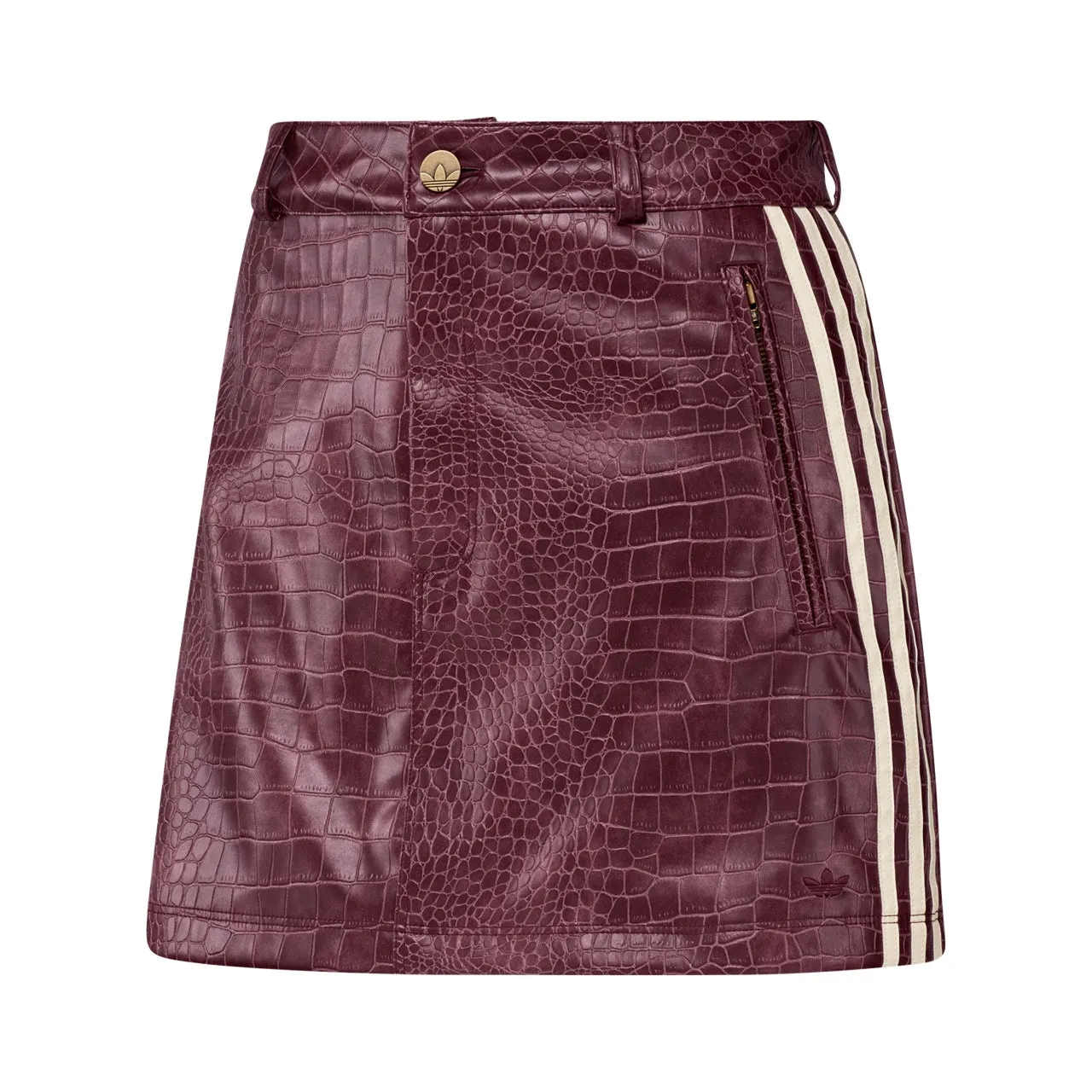 藤井風・JENNIEコメントあり!adidas SUPERSTAR新章開幕、原宿に限定フォトスポットも登場! 15 アディダスの赤いクロコダイル柄ミニスカート