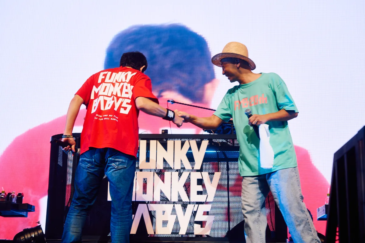 FUNKY MONKEY BΛBY'S デビュー20周年記念日である1月25日にワンマンライブ開催! デビュー20周年全国ツアー「20th anniversary TOUR ~そのまんま東へ西へ~」香川公演ライブレポート 2 FUNKY MONKEY BΛBY'S デビュー20周年記念日である1月25日にワンマンライブ開催! デビュー20周年全国ツアー「20th anniversary TOUR ~そのまんま東へ西へ~」香川公演ライブレポート