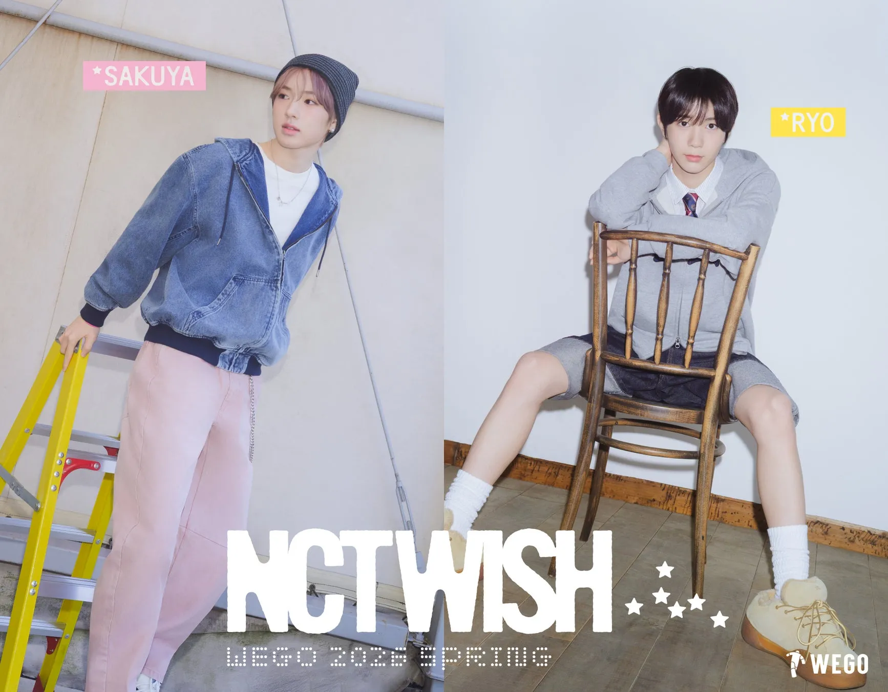NCT WISH、WEGO春の顔に！限定グッズ・店舗特典＆本人メッセージも