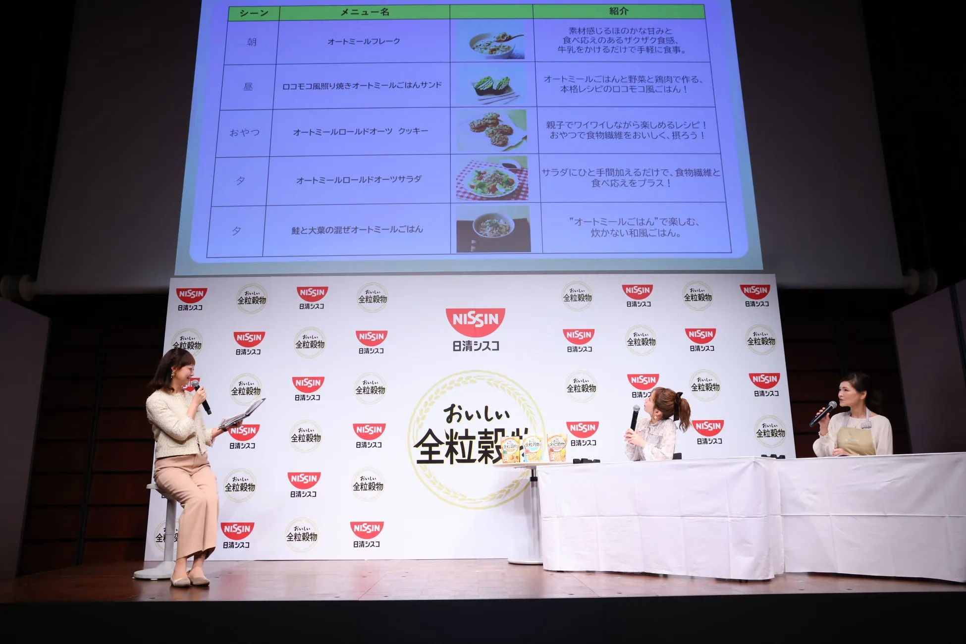 全粒穀物シリーズを使った様々なアレンジレシピ