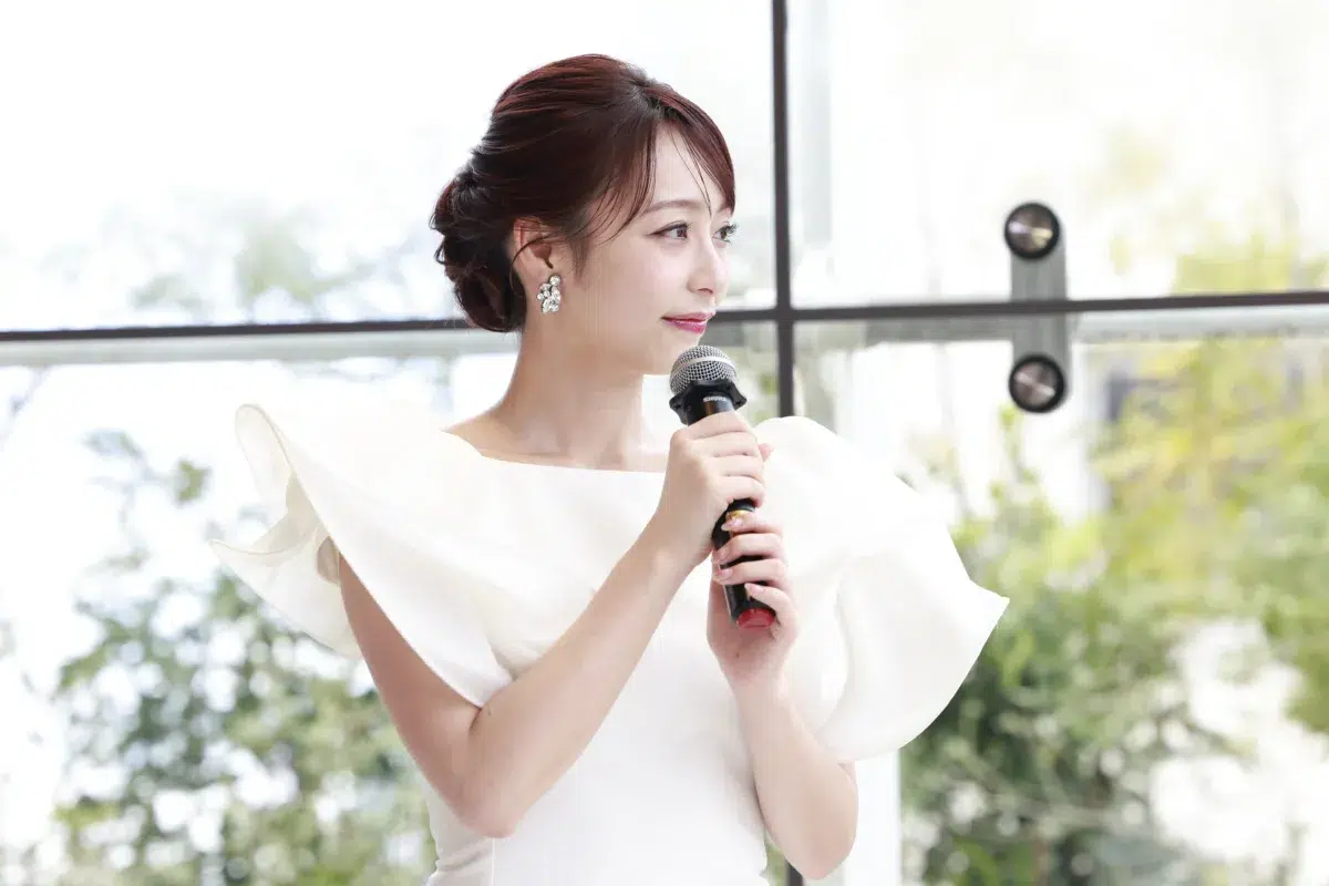 宇垣美里、純白ドレス姿で結婚観を明かす「一緒にいたい人に巡り会えるのは幸せ」 T&G新ブランド発表会