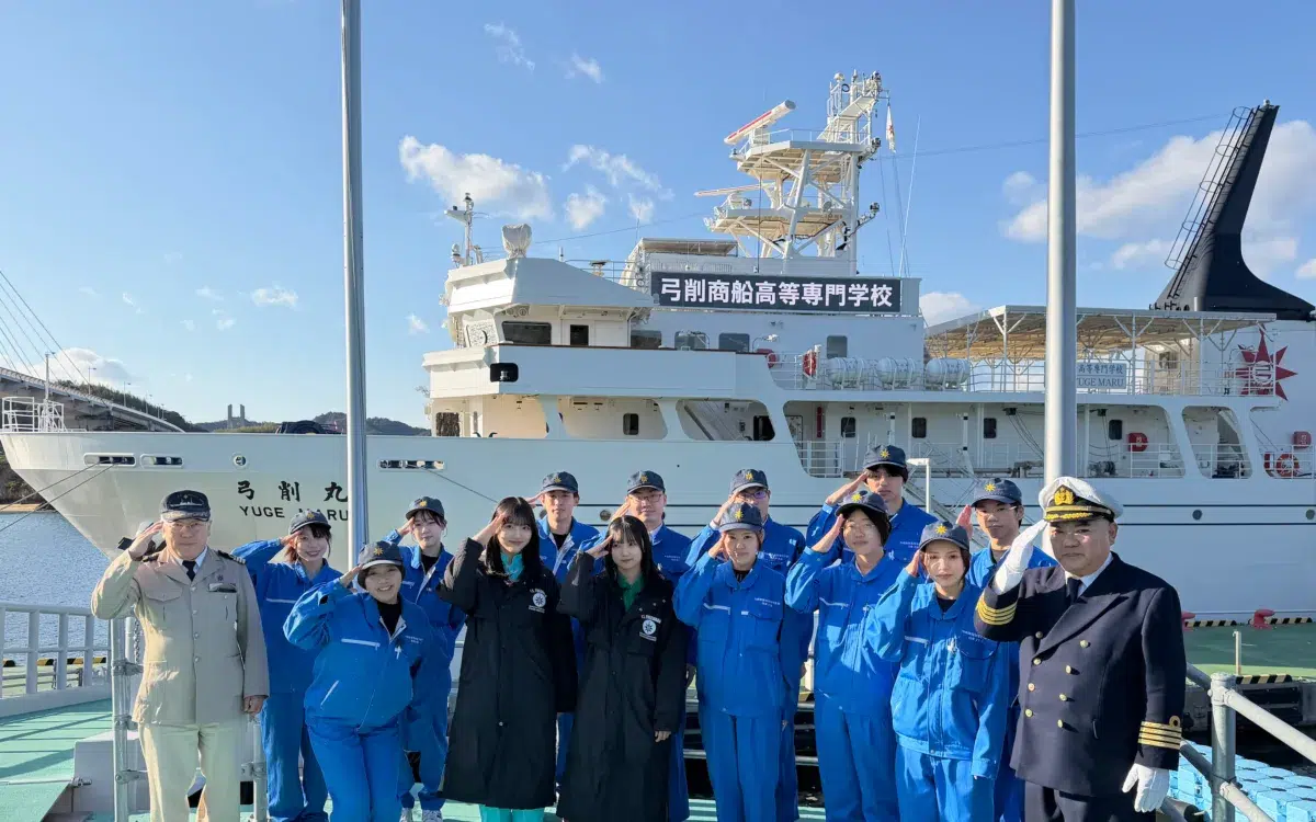 STU48×内航海運コラボ企画弓削商船高専に潜入！内航海運の未来を担う若き船員たちに密着