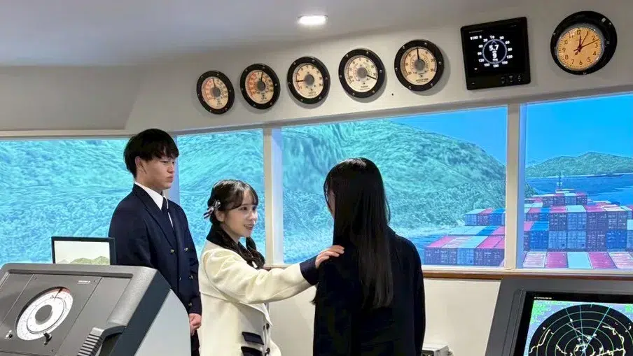 STU48×内航海運コラボ企画弓削商船高専に潜入！内航海運の未来を担う若き船員たちに密着