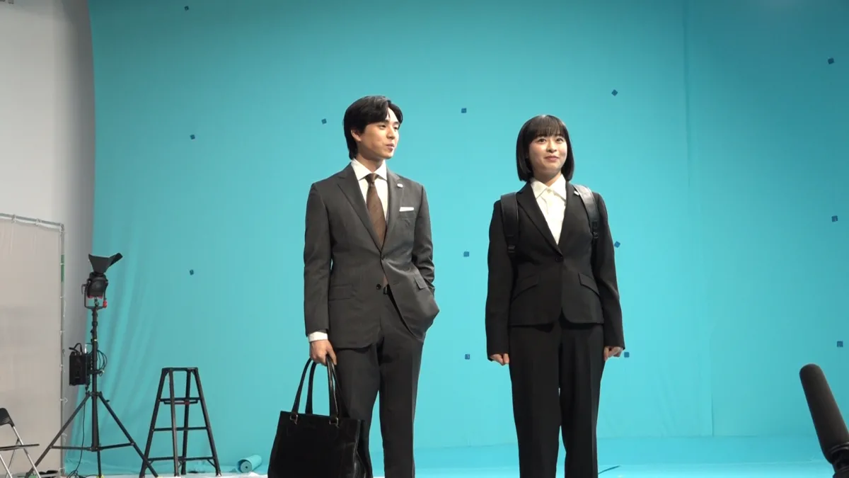 森七菜が“まっすぐすぎる”新入社員に！坂東龍汰と初共演のプレサンス新CMが公開