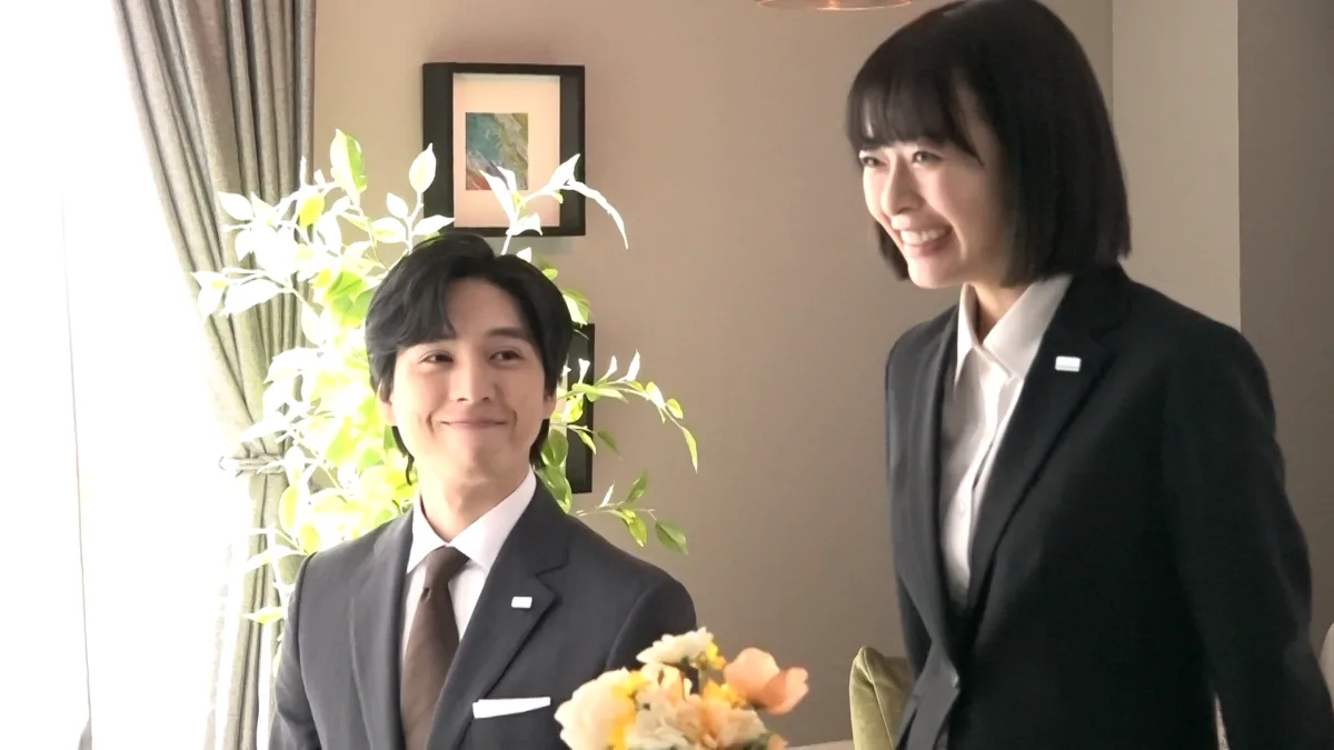 森七菜が“まっすぐすぎる”新入社員に！坂東龍汰と初共演のプレサンス新CMが公開