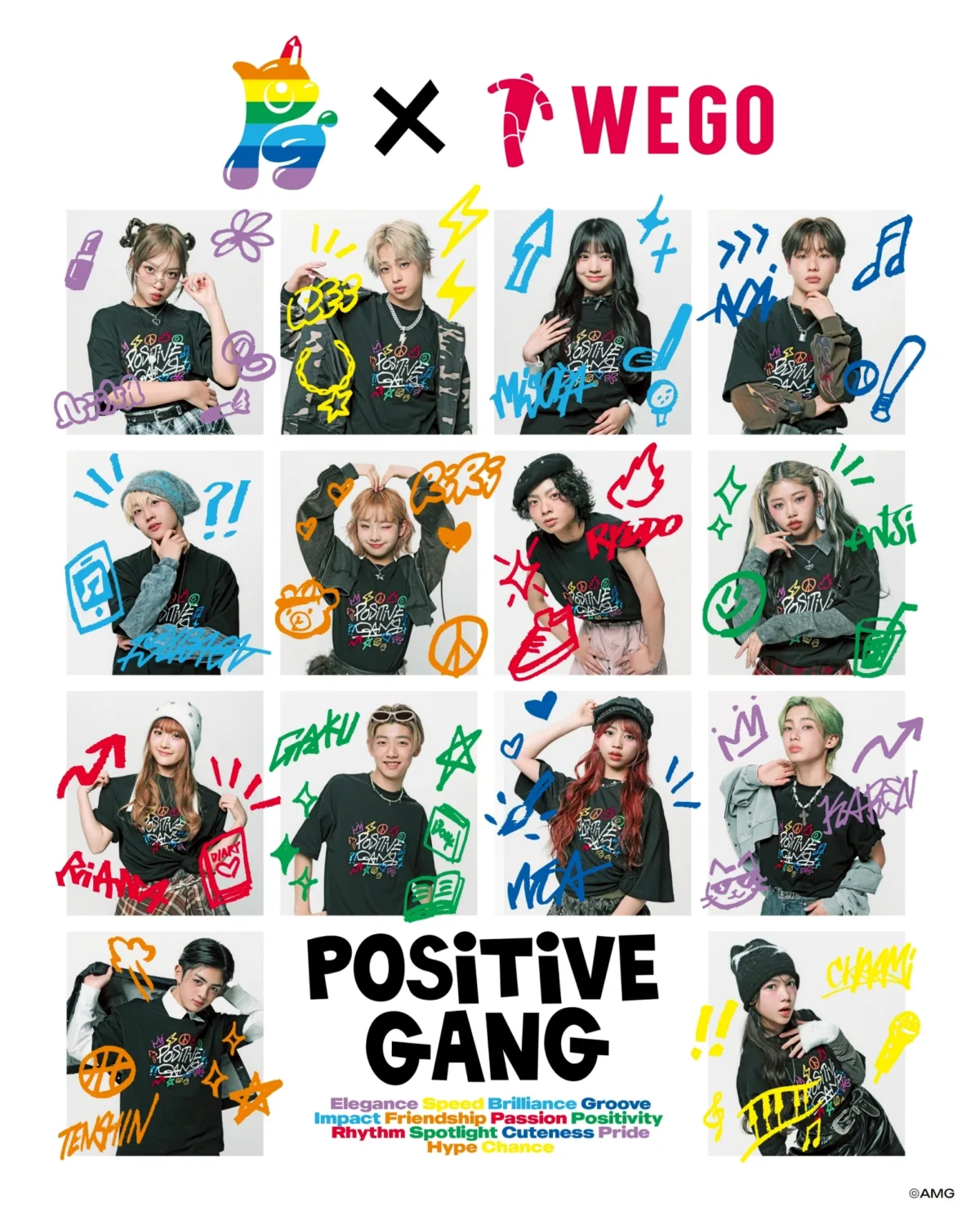 大注目のα・Z世代アーティスト PGが、原宿のWEGOに登場！原宿に500人が殺到。NOA「よく買い物していた」