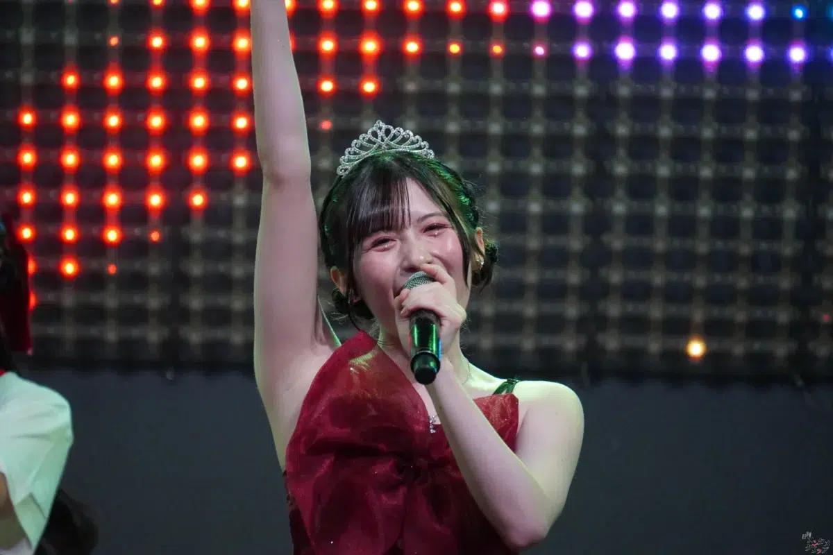 メノニューイヤー山崎遥菜、2年ぶりの生誕祭でファンと熱狂！「もっと大きいステージに出られるようになりたい」